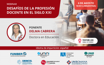 UNIB organiza el webinar «Desafíos de la profesión docente en el siglo XXI»
